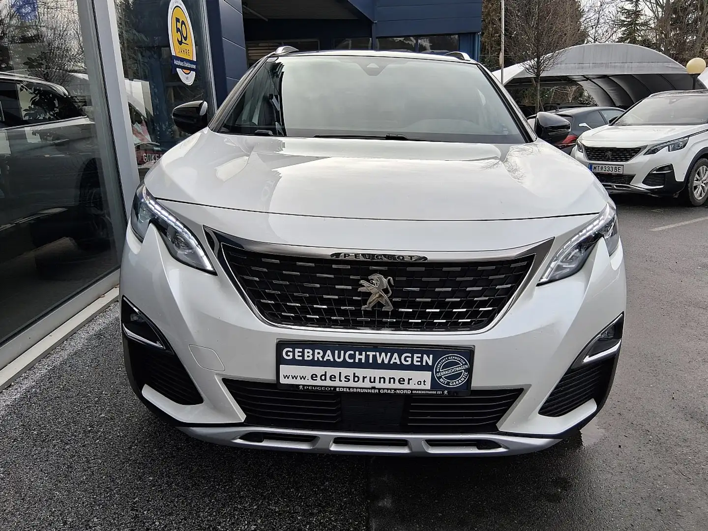 Peugeot 5008 1,5 BlueHDI 130 S&S EAT8 GT-Line Aut. Weiß - 2