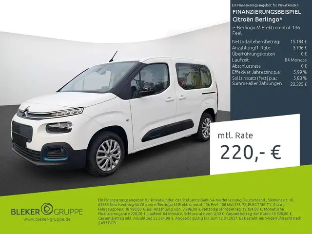 Citroen Berlingo e-Berlingo M Elektromotot 136 Feel