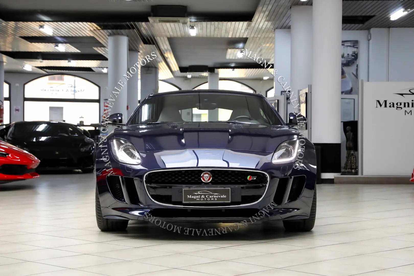 Jaguar F-Type S|UNICO PROPRIETARIO|CAMERA|NAVIGATORE|MERIDIAN| Modrá - 2