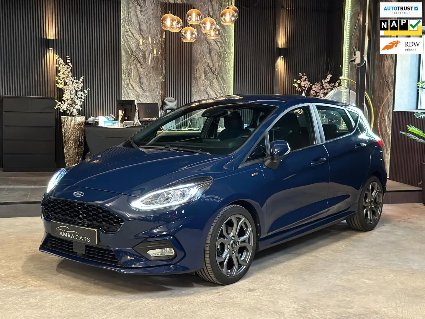 Ford Fiesta 1.0 EcoBoost ST-Line Blauw - 1
