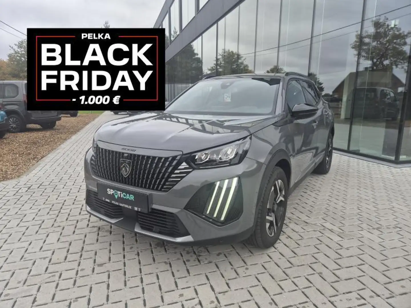 Peugeot 2008 360 CAMERA PACK/ZETEL VW ALLURE Gris - 1