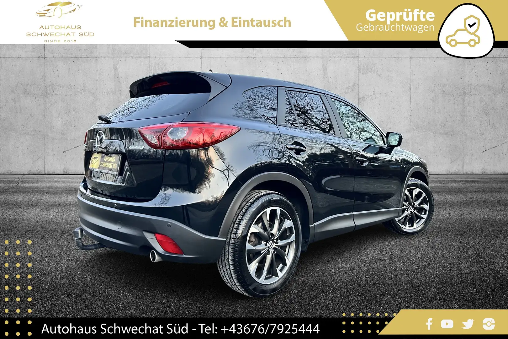 Mazda CX-5 CD175 AWD Revolution Top // 1.HAND // NAVI//LEDER Schwarz - 2