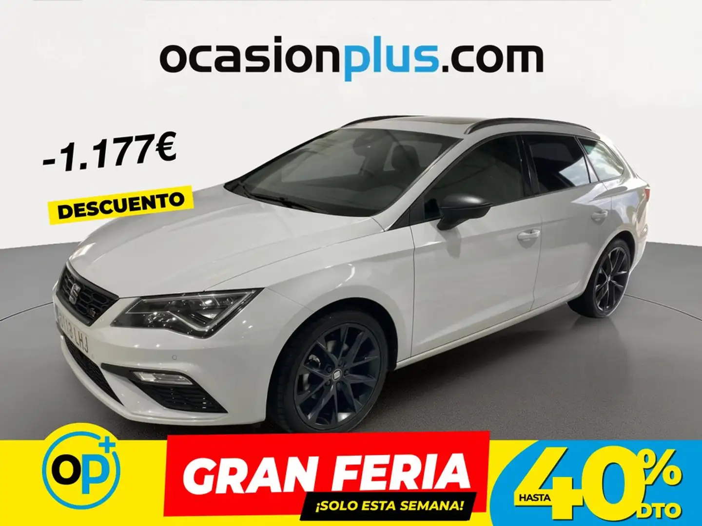 SEAT Leon ST 1.5 TGI GNC S&S FR Fast Edition Plus DSG7 130 Blanco - 1
