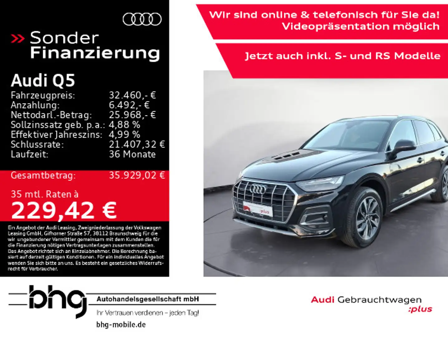 Audi Q5 40 TDI quattro S tronic advanced Sitzheizung Noir - 1