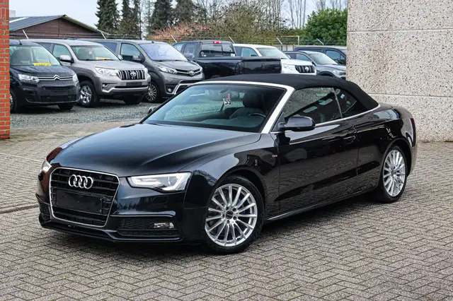Audi A5 *S-LINE*LEDER*NAVI*TREKHAAK*ZETELVERWARMING*CABRIO