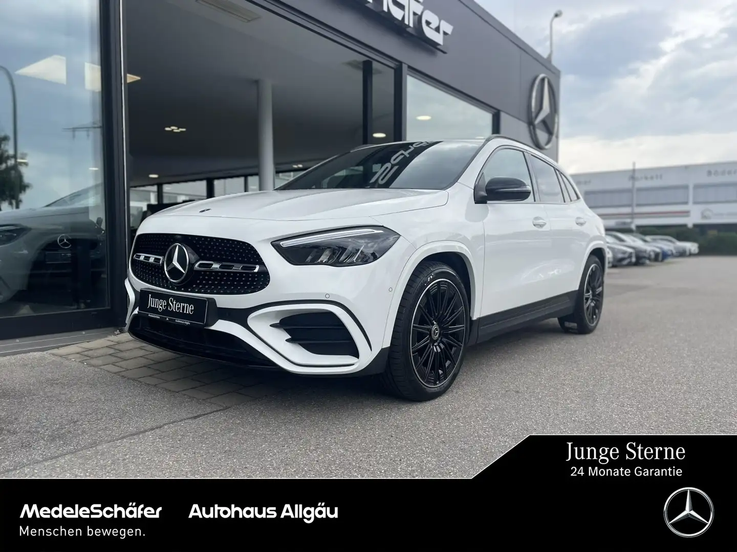 Mercedes-Benz GLA 200 GLA 200 AMG Night ParkKamera Keyl AHK 20" Lenkhz Weiß - 1