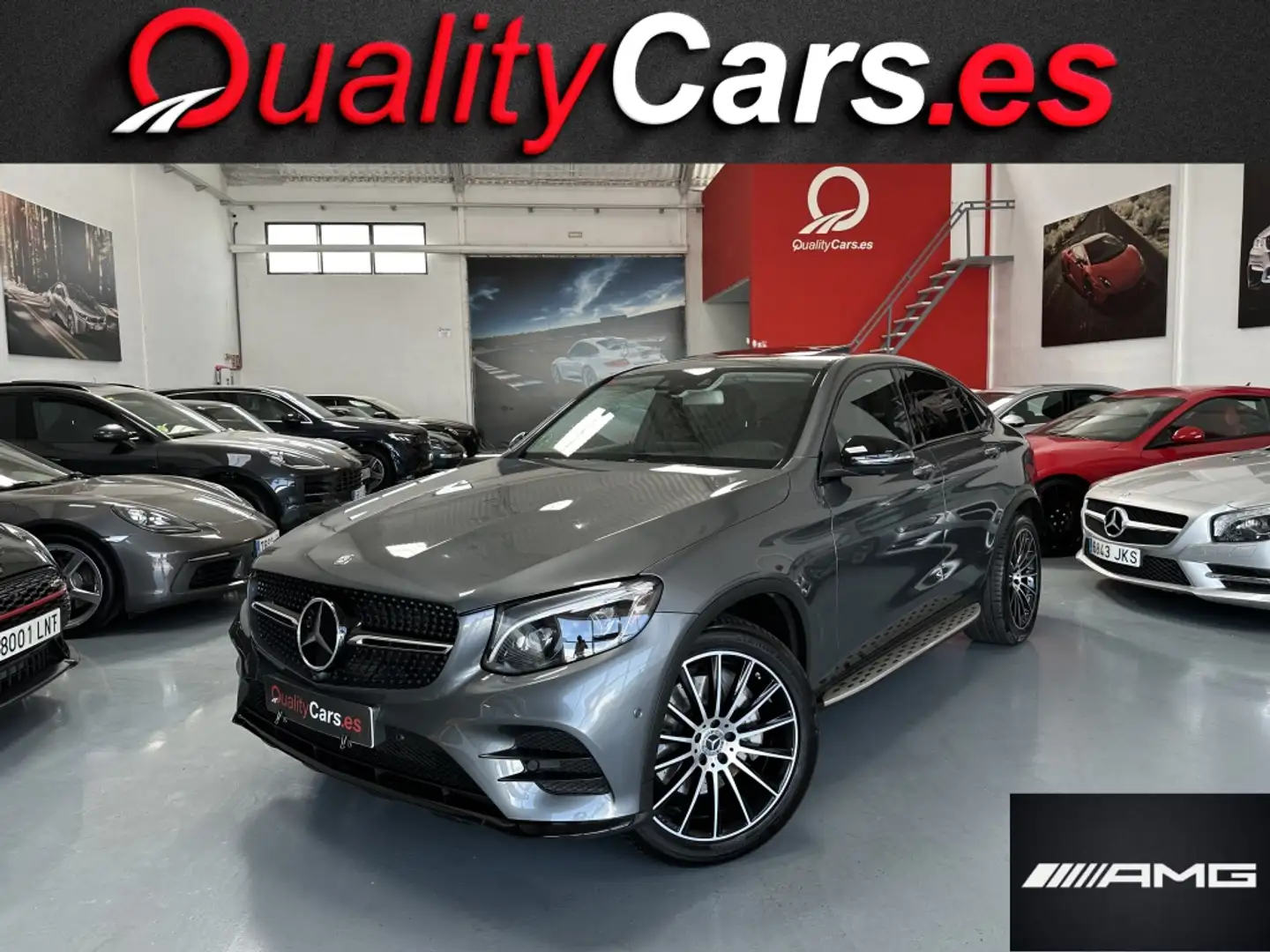 Mercedes-Benz GLC 250 Coupé 250d 4Matic Aut. Grijs - 1