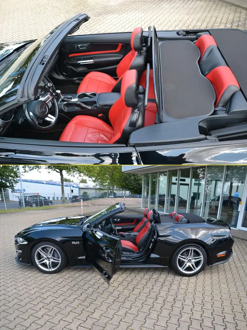 Ford Mustang GT Convertible inkl. neue WKR ! TOP-Zust Schwarz - 1