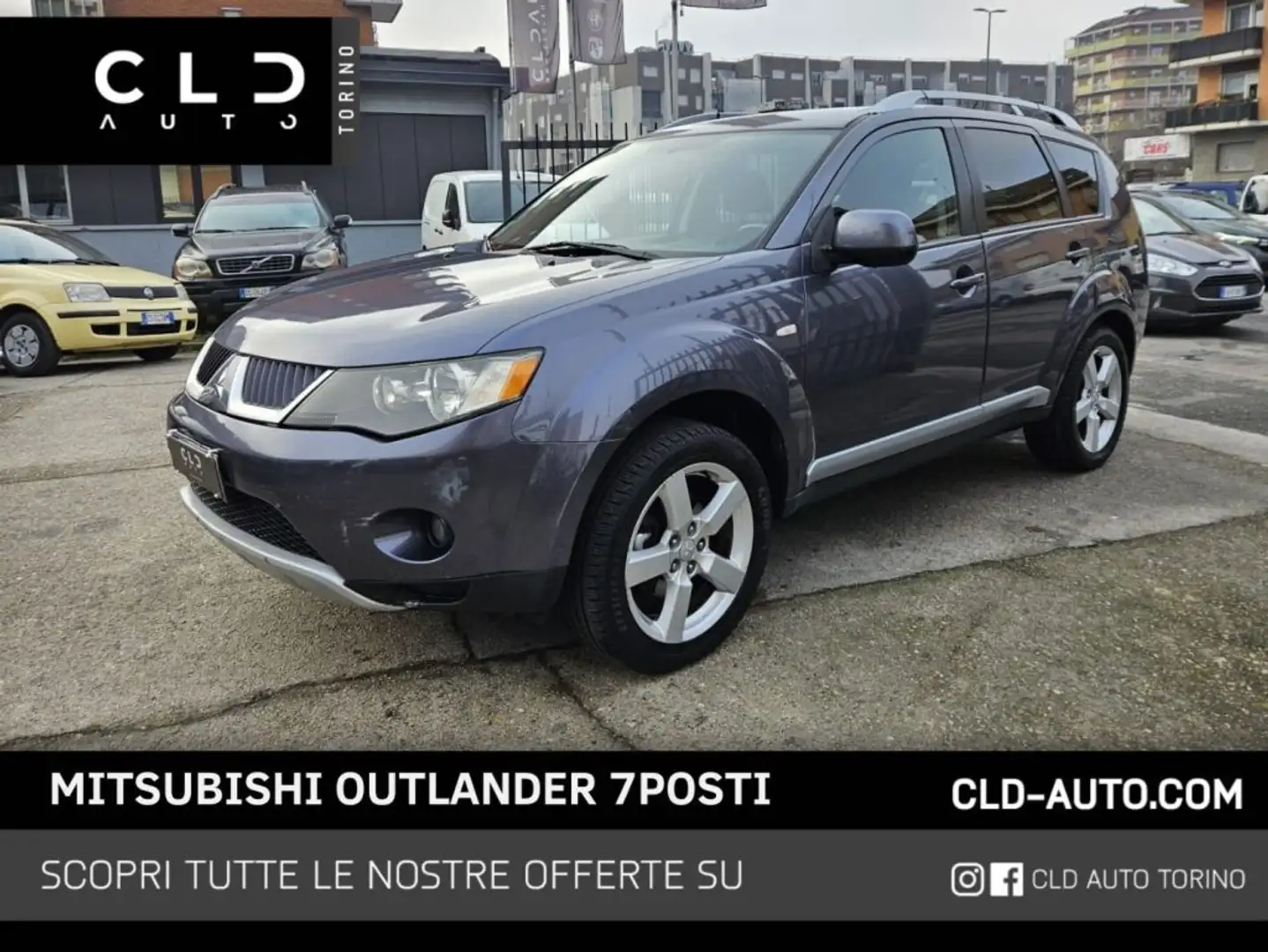Mitsubishi Outlander 2.0 DI-D Instyle 7 p.ti DPF Grigio - 1