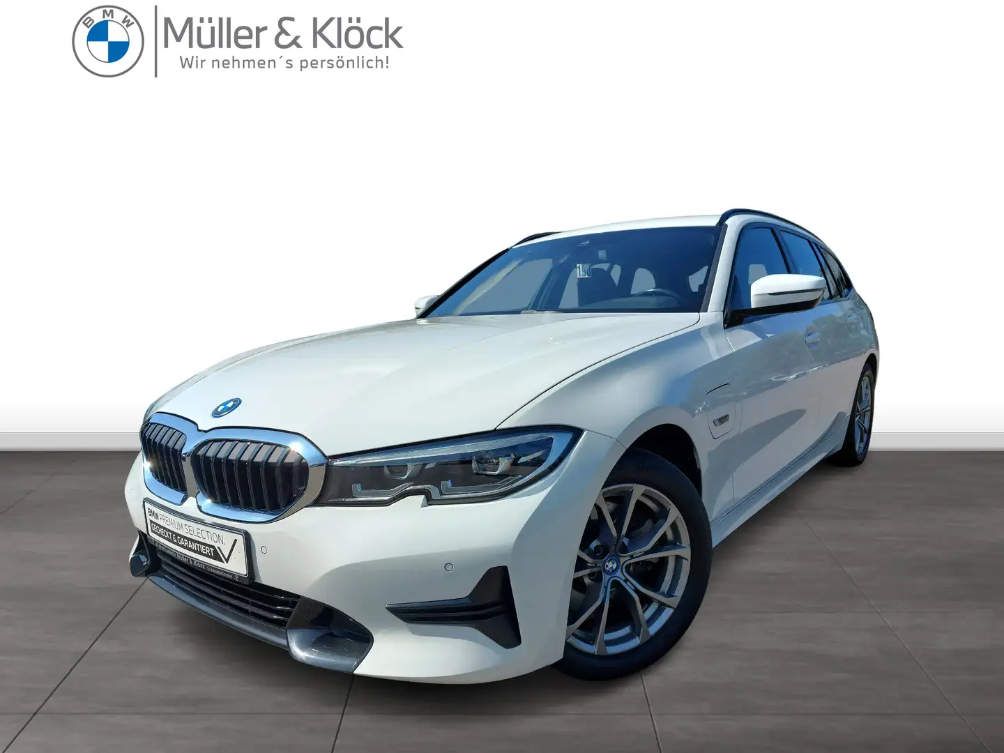 BMW 320 e xDrive Touring Sport Line HK HiFi DAB LED Bianco - 1