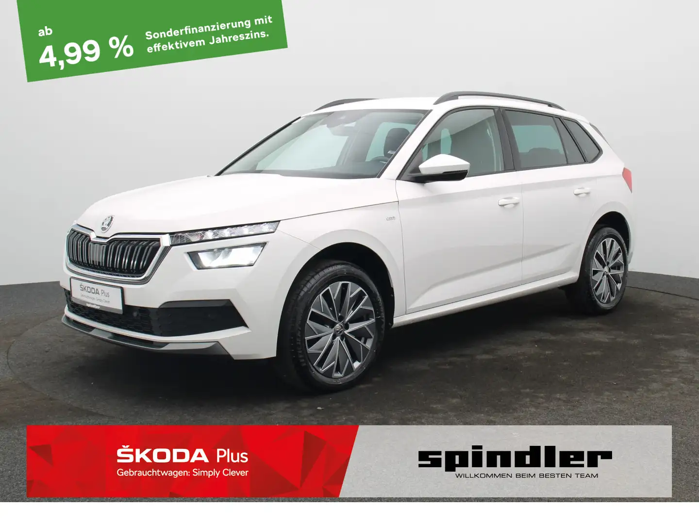 Skoda Kamiq Tour 1.5 TSI DSG / SmartLink, PDC, SHZ Blanc - 1