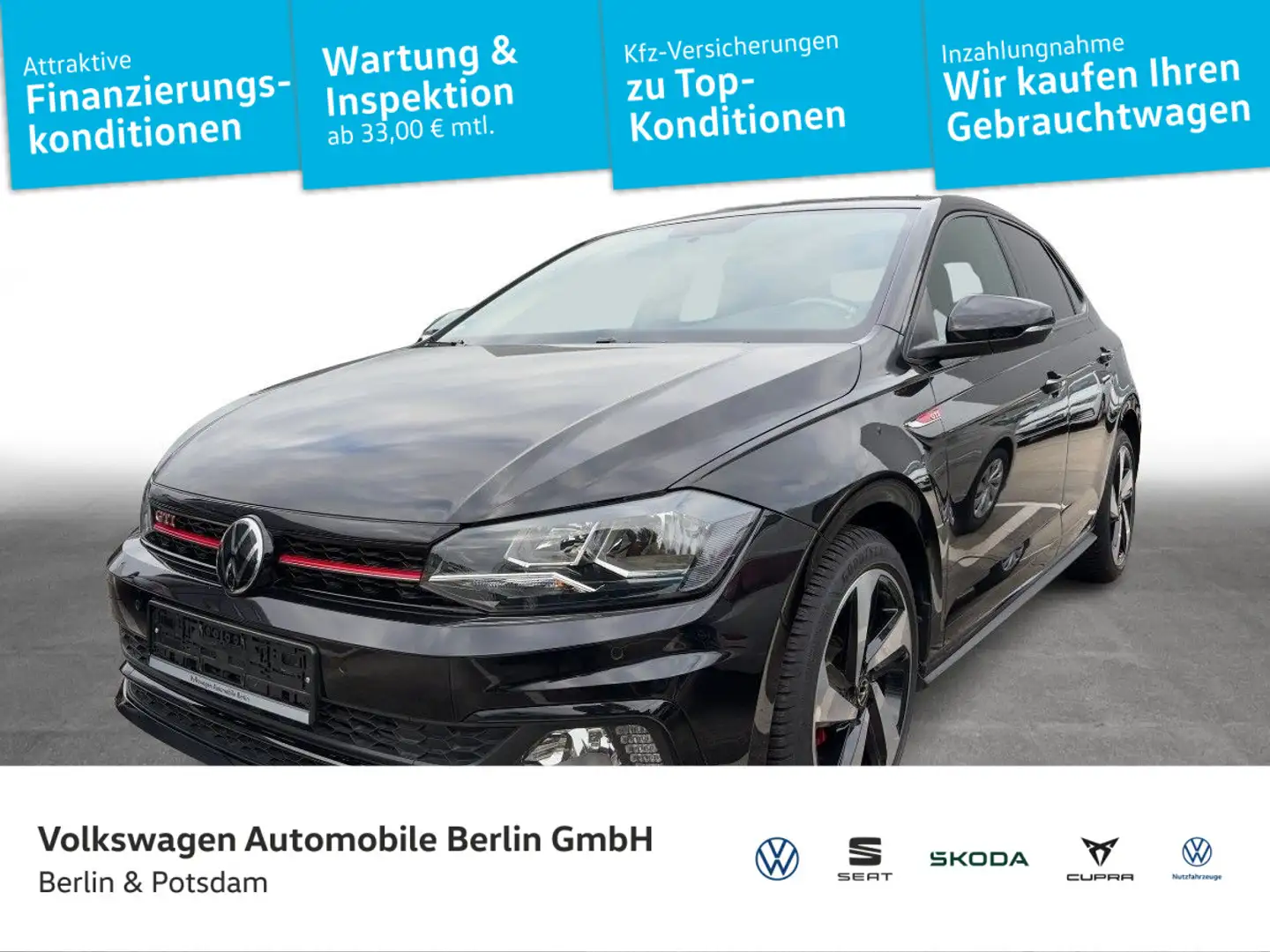 Volkswagen Polo 2.0 TSI GTI Connect PDC SHZ Nero - 1