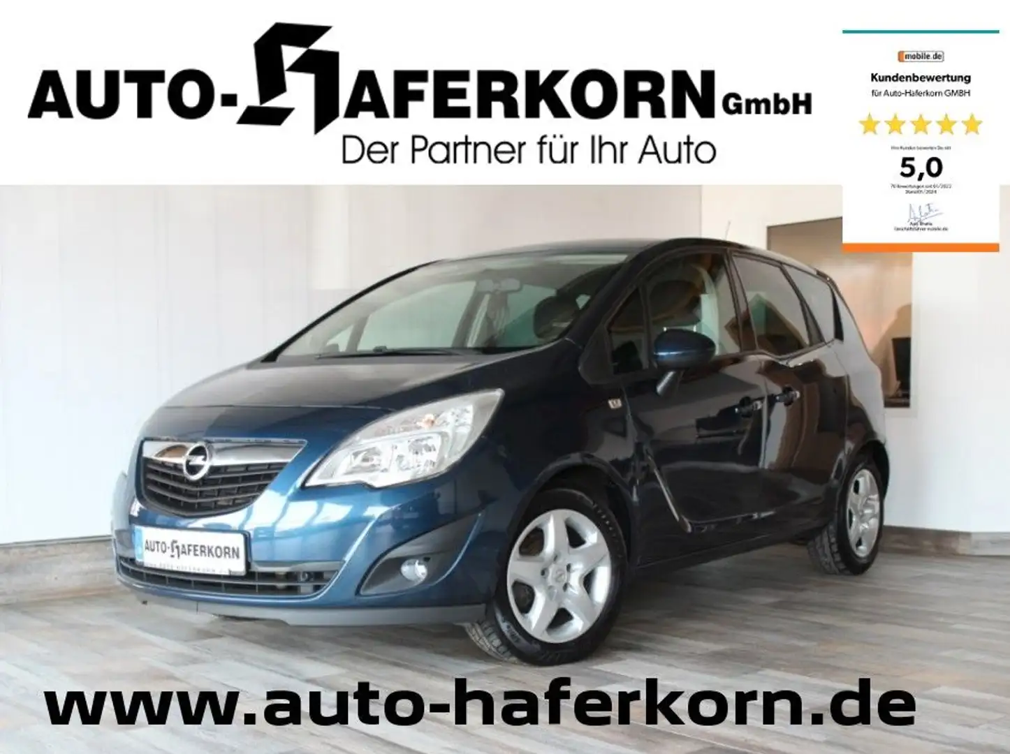 Opel Meriva B Design Edition*SZHZG* Blau - 1