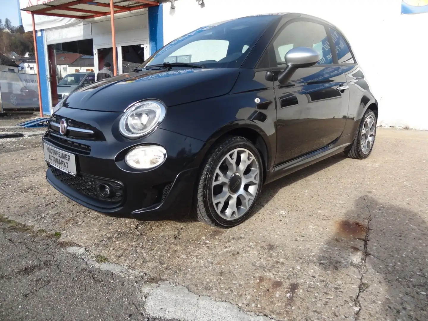 Fiat 500 RockStar/Pano/Leder/1.Hd/PDC/Navi/Garantie Schwarz - 1