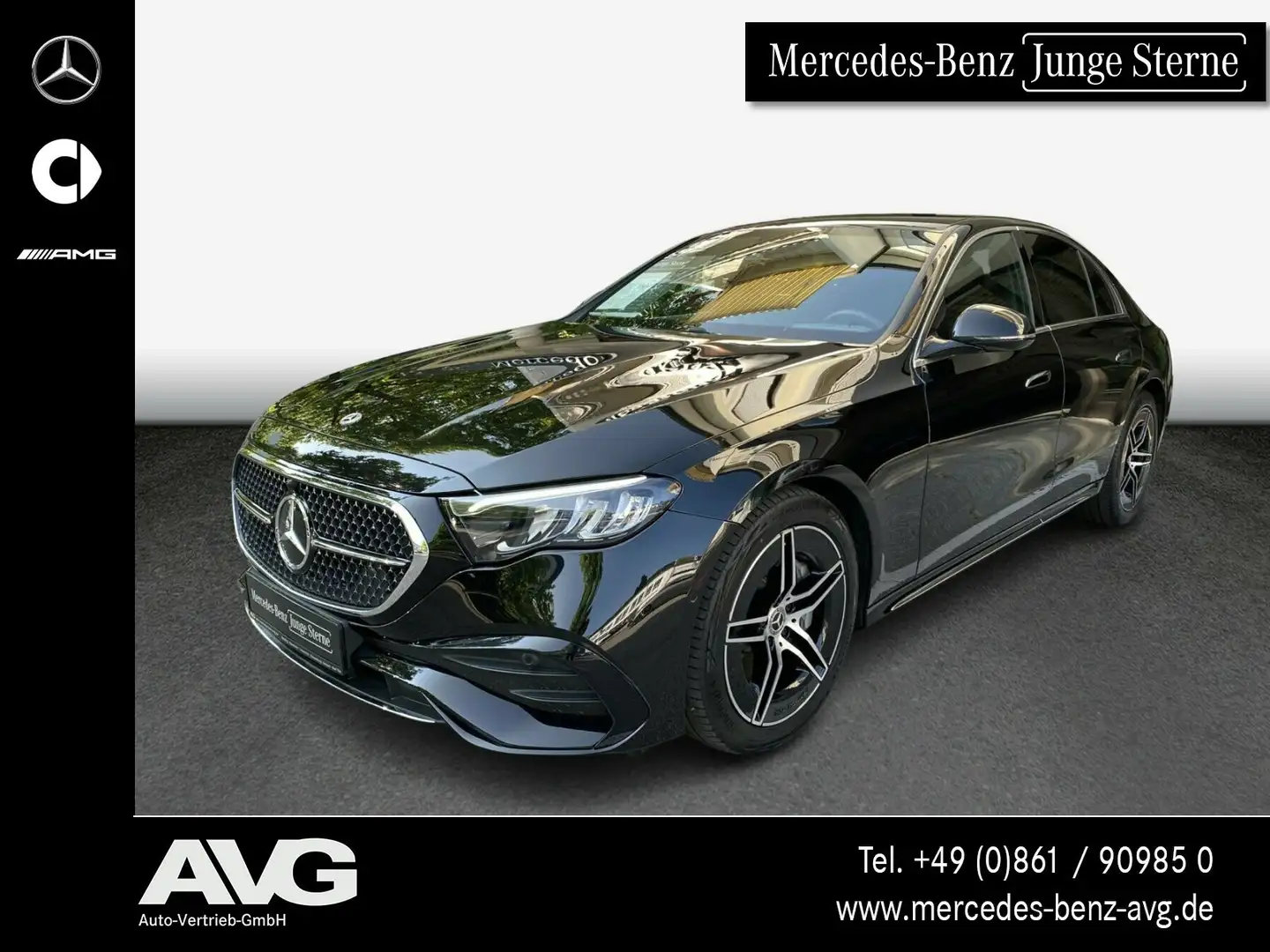 Mercedes-Benz E 200 E 200 AMG-Advanced Superscreen Night Distronic Zwart - 1