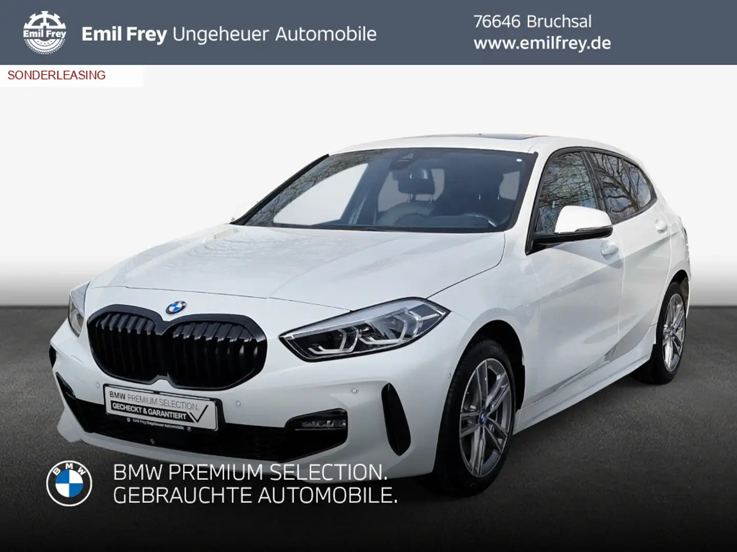 BMW 118 d Aut. M Sport*Pano Weiß - 1