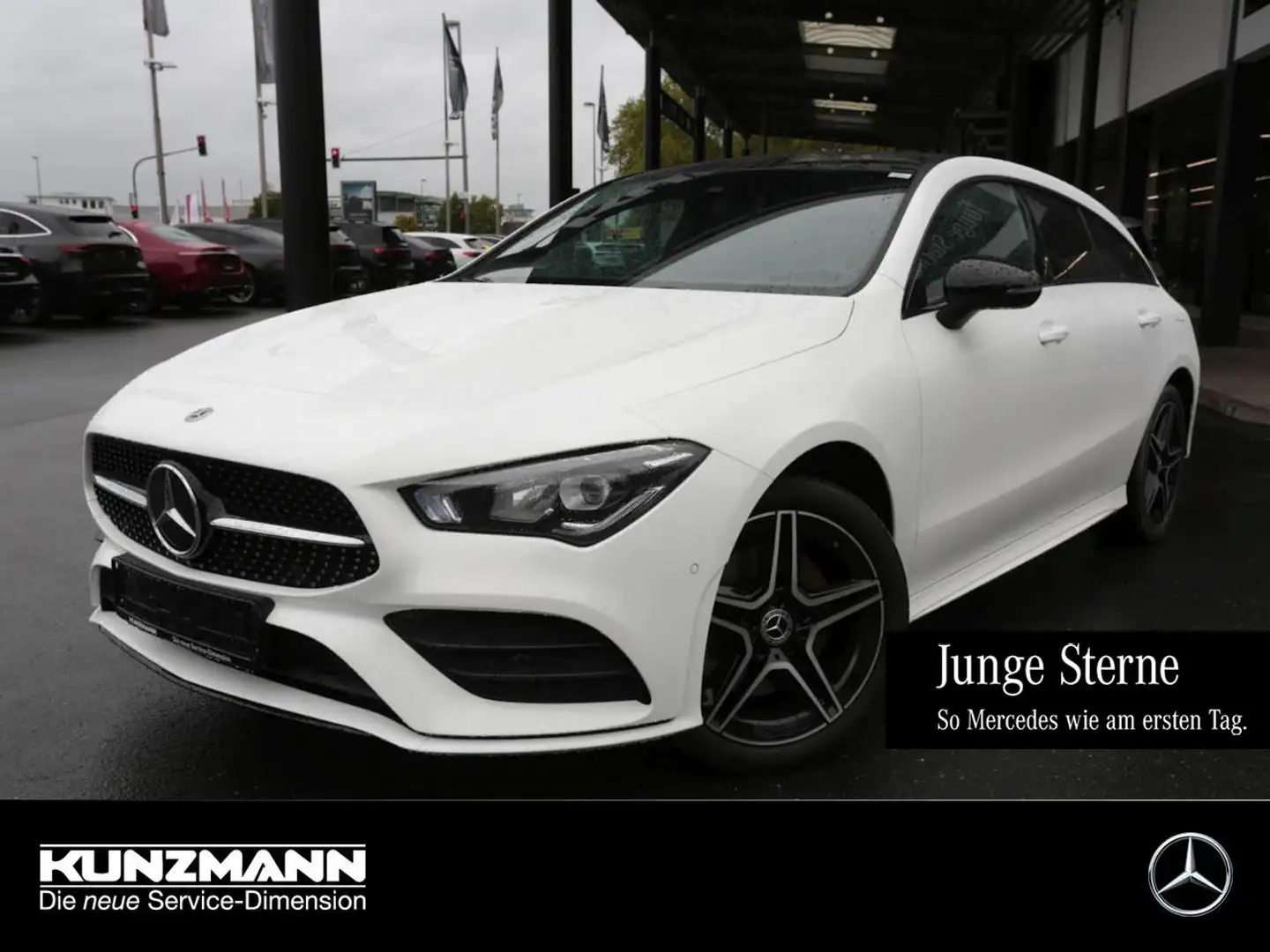 Mercedes-Benz CLA 250 e SB AMG Night MBUX Panorama AHK Kamera Blanc - 1