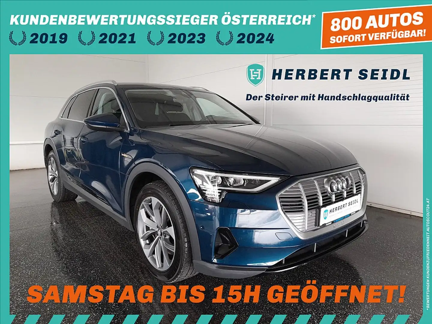 Audi e-tron 50 quattro *S-LINE SITZE / 20 ZOLL / LED / NAVI... Albastru - 1