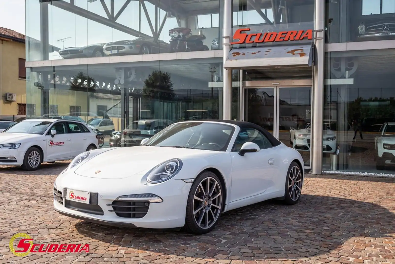 Porsche 911 3.4 Carrera Cabriolet Bianco - 2
