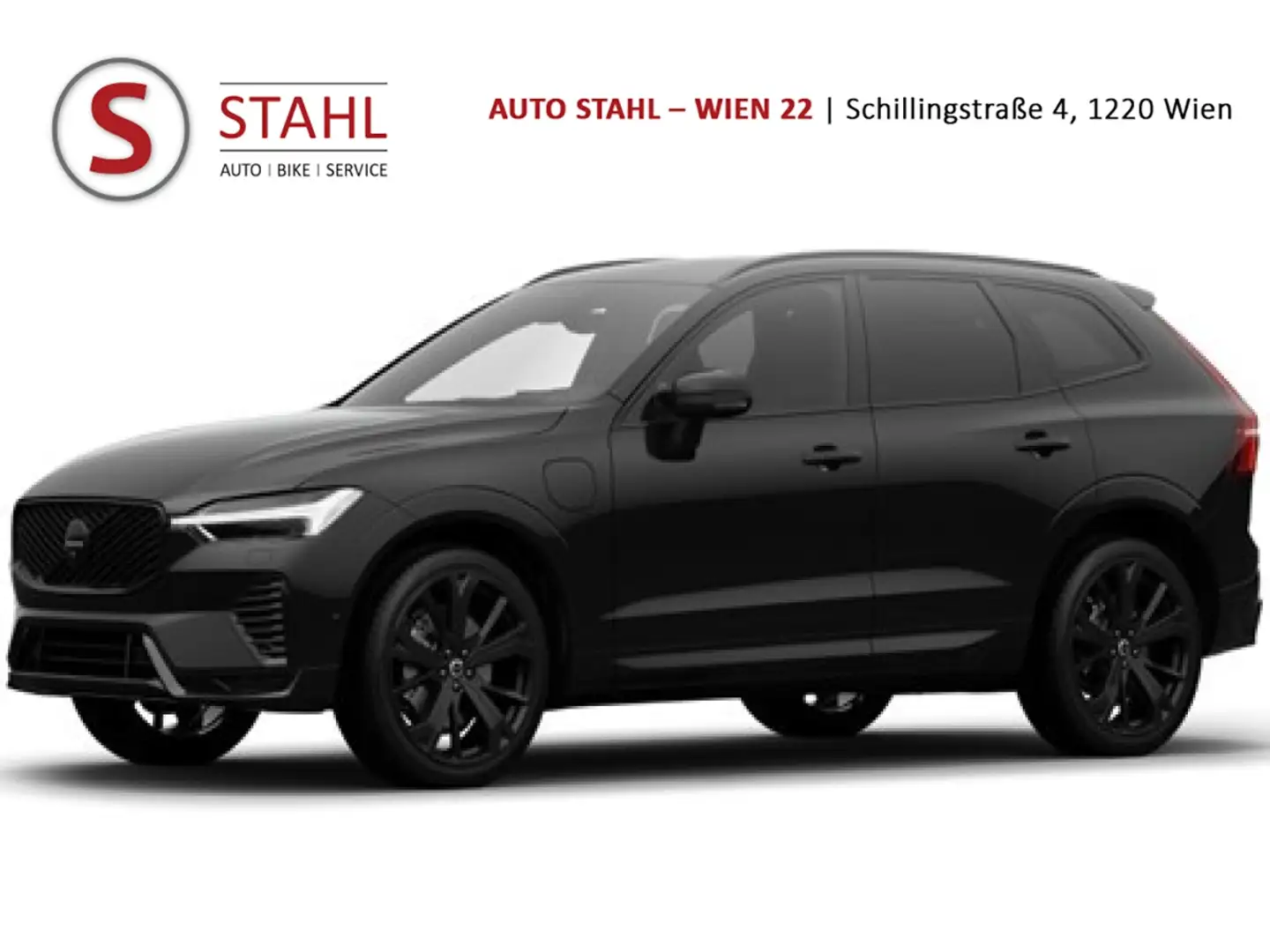 Volvo XC60 T6 AWD PHEV 18,8kWh Black Edition Plus | Stahl ... Schwarz - 1