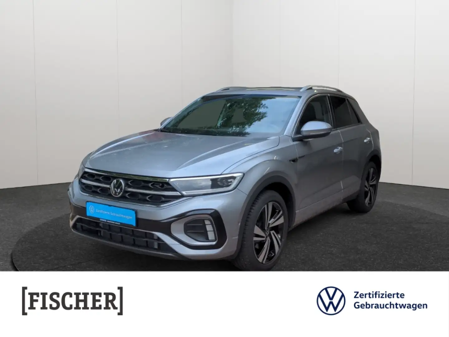Volkswagen T-Roc 1.5TSI DSG R-Line Matrix Navi Rear View ACC Beats Silber - 1