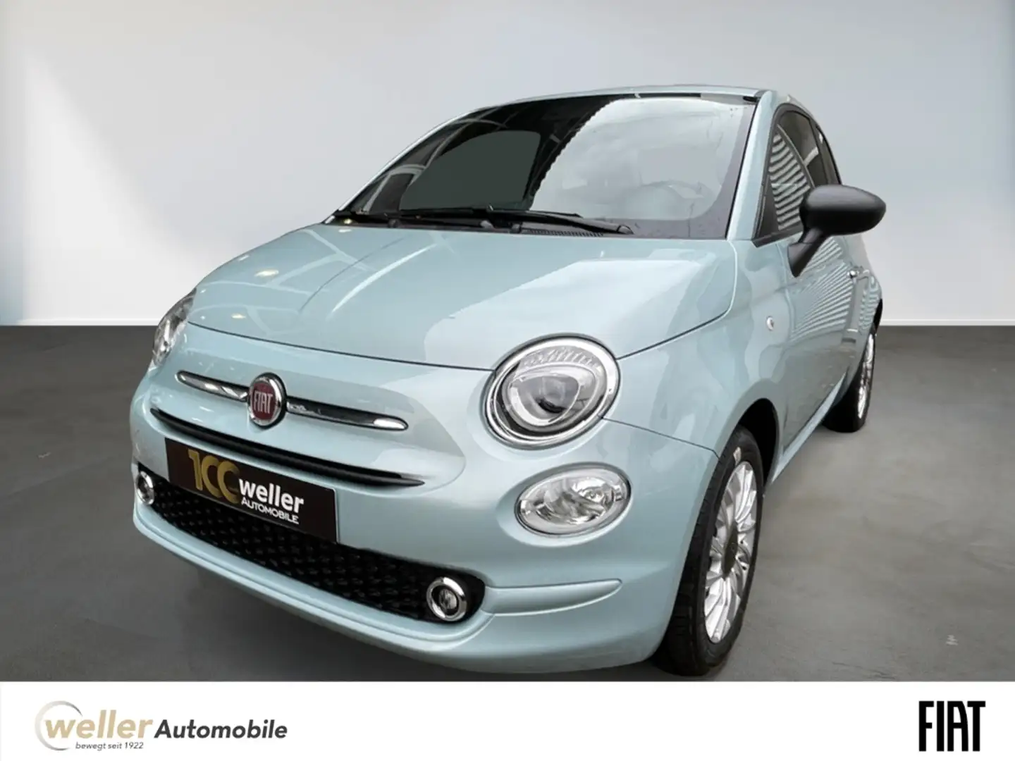 Fiat 500 MY23 Hybrid Parksensoren Klima Apple Car Play Andr Blauw - 1
