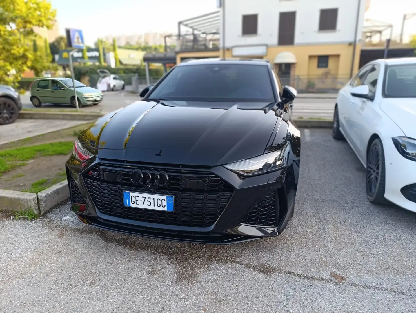 Audi RS6 A6 V 2018 AvantAvant 4.0 mhev quattro tiptronic Zwart - 1