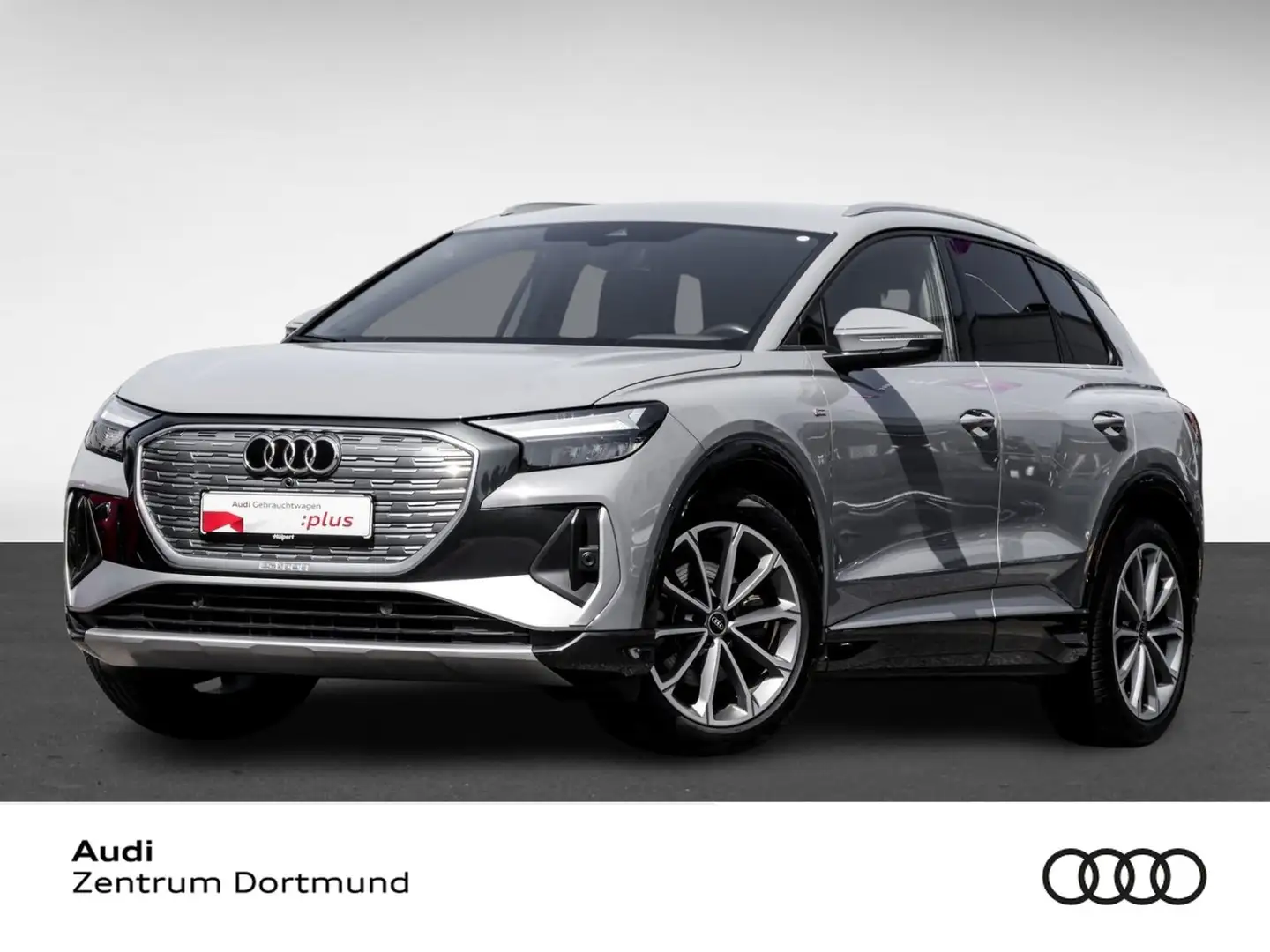 Audi Q4 e-tron 35 S LINE CAM ACC ALU20 eKLAPPE NAVI+ Gris - 1