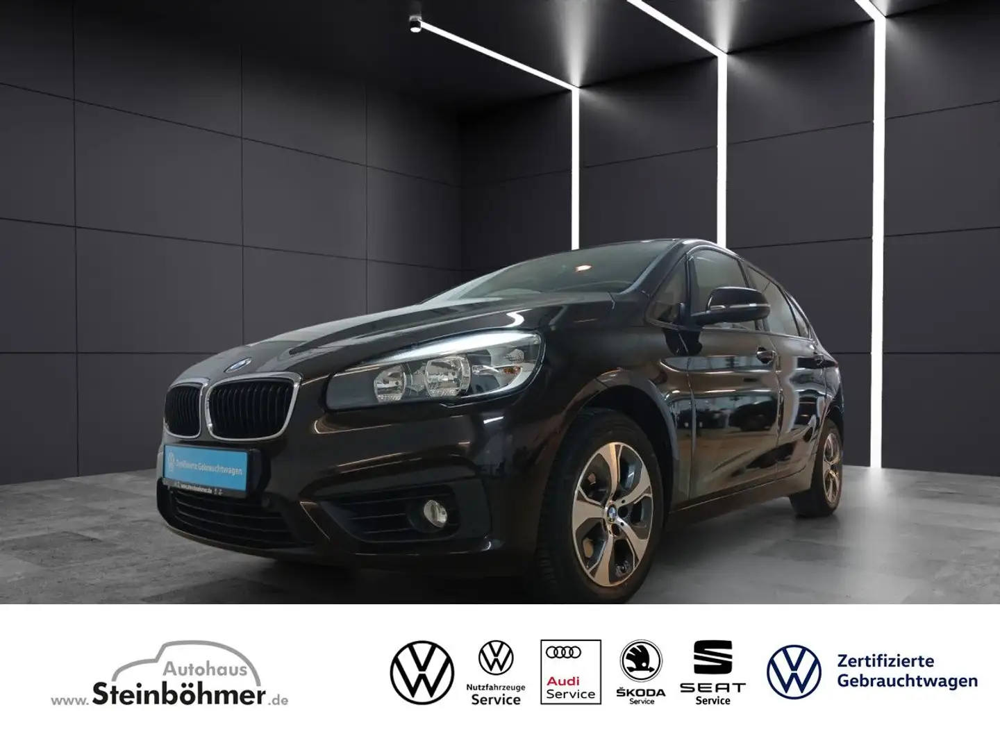 BMW 2er Active Tourer - 218i Advantage Autom. AKH PDC Коричневий - 1