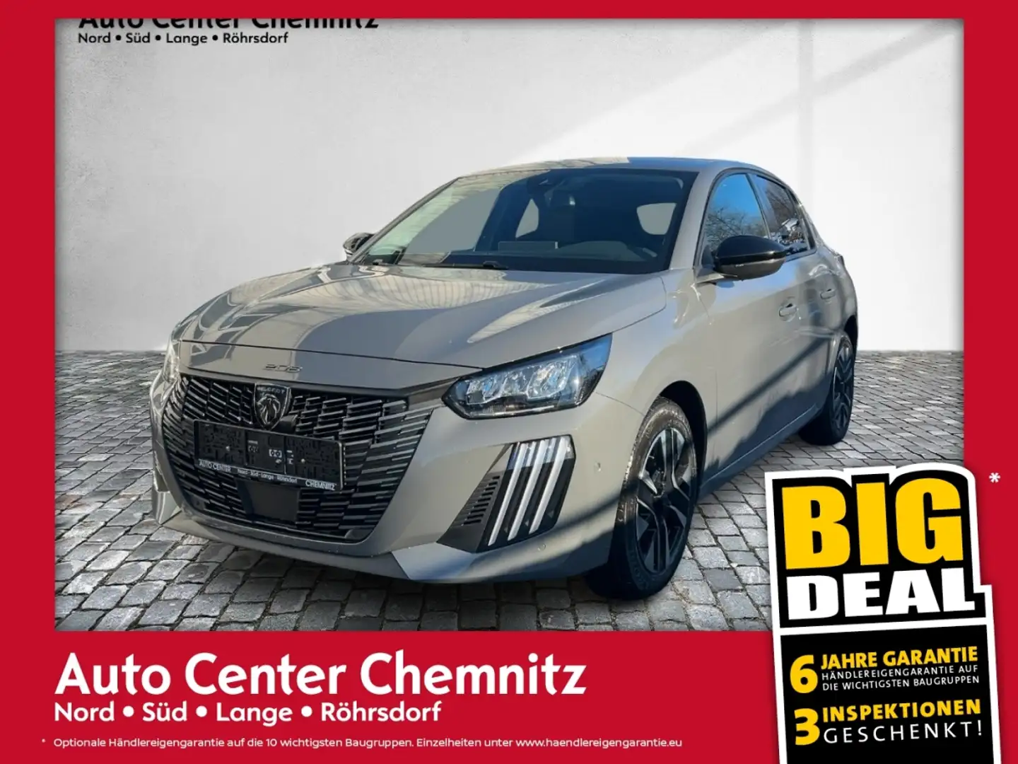 Peugeot 208 1.2 PureTech 100 Allure Kamera Navi LED Grau - 1