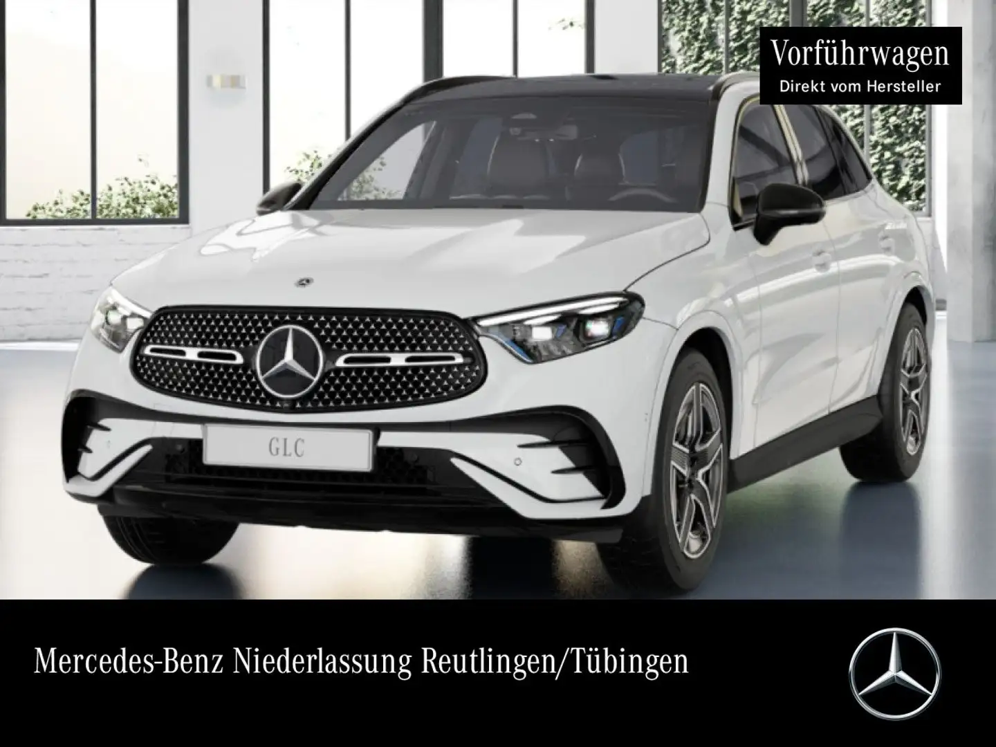 Mercedes-Benz GLC 220 d 4M AMG+NIGHT+PANO+360+AHK+TOTW+KEYLESS Weiß - 1
