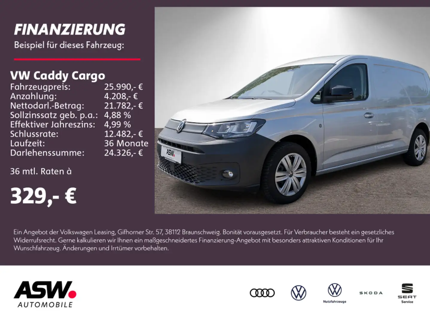Volkswagen Caddy Maxi 2.0TDI DSG NAVI SHZ PDC RFK ACC Argento - 1