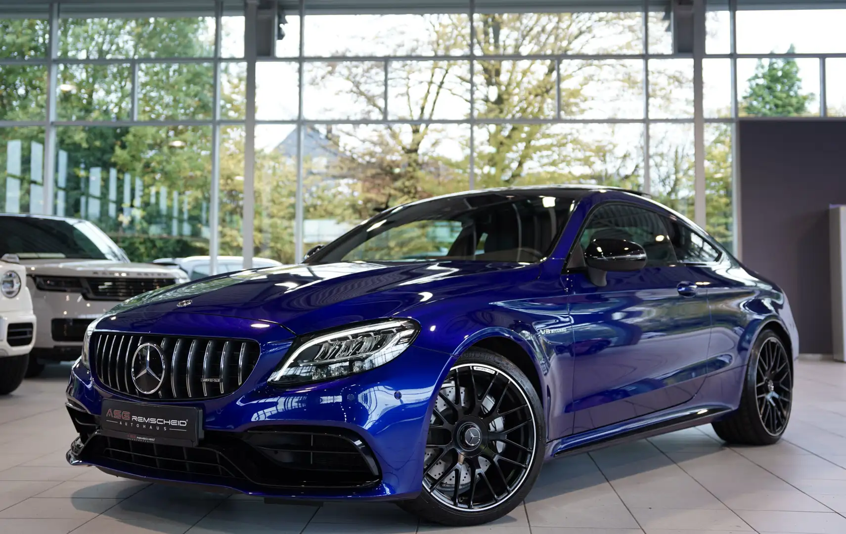 Mercedes-Benz C 63 AMG Coupé *2.H *20 *Pano *Perf-AGA *Night Blauw - 1