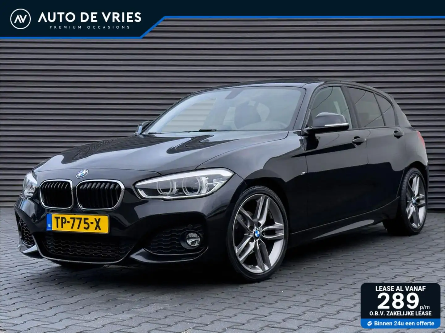 BMW 118 1-serie 118i Automaat 136pk 5drs. M-Sport | Zwart Negro - 1