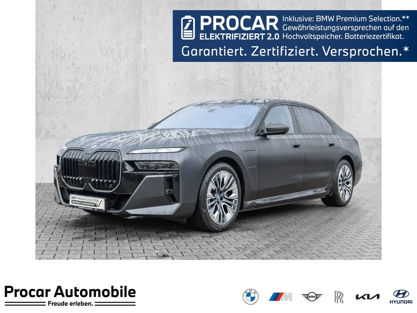 BMW 750 e xDrive M Sport HUD PANO ACC 360°KAM RFK LM Grau - 1