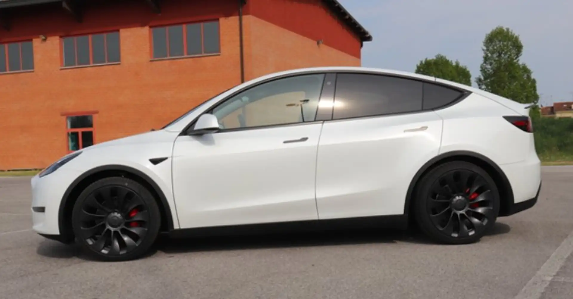 Tesla Model Y Model Y 2021 Performance Dual Motor awd Bianco - 1