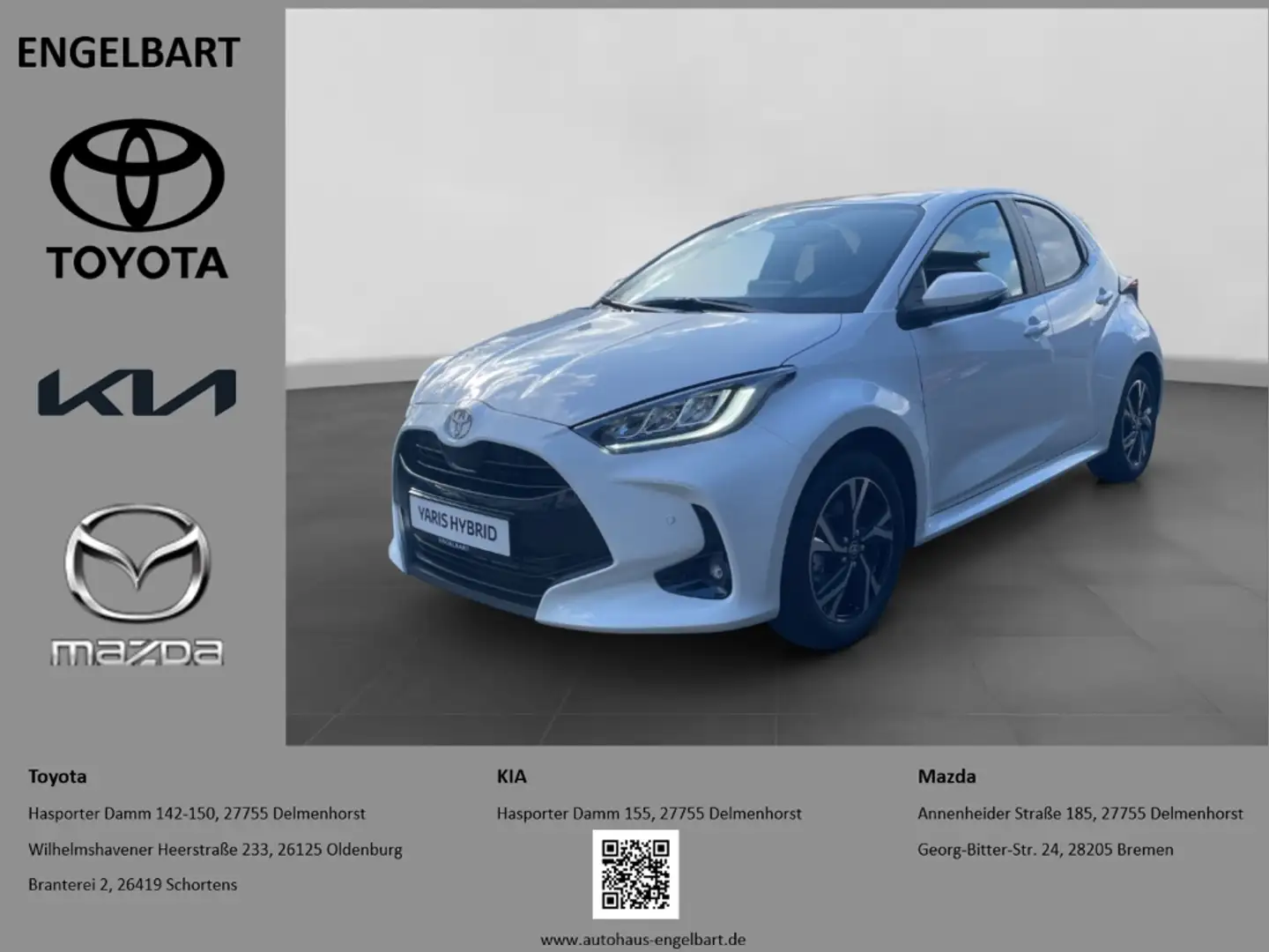 Toyota Yaris 1.5 Hybrid Teamplayer Comfort+Safety Paket Wit - 1