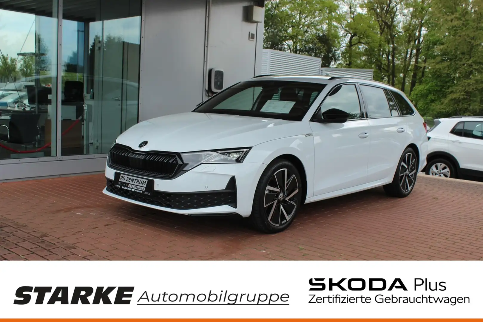 Skoda Octavia Combi 1.5 eTSI DSG Sportline Weiß - 2