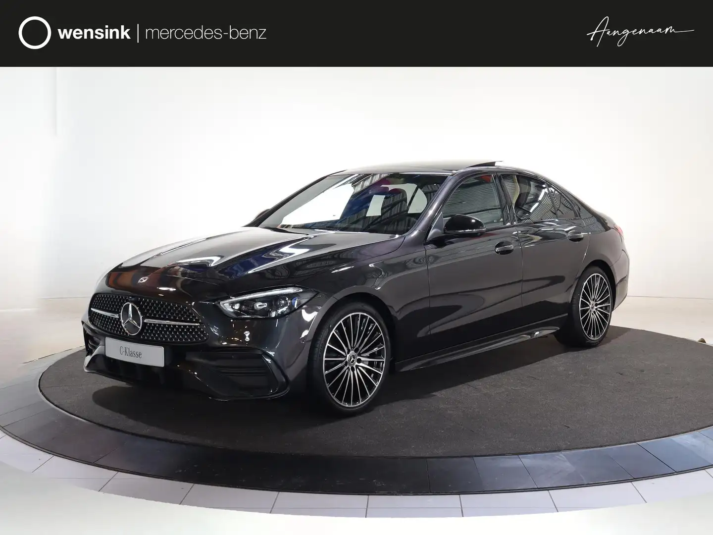 Mercedes-Benz C 180 Business Solution AMG | Panoramaschuifdak | Night Grijs - 1
