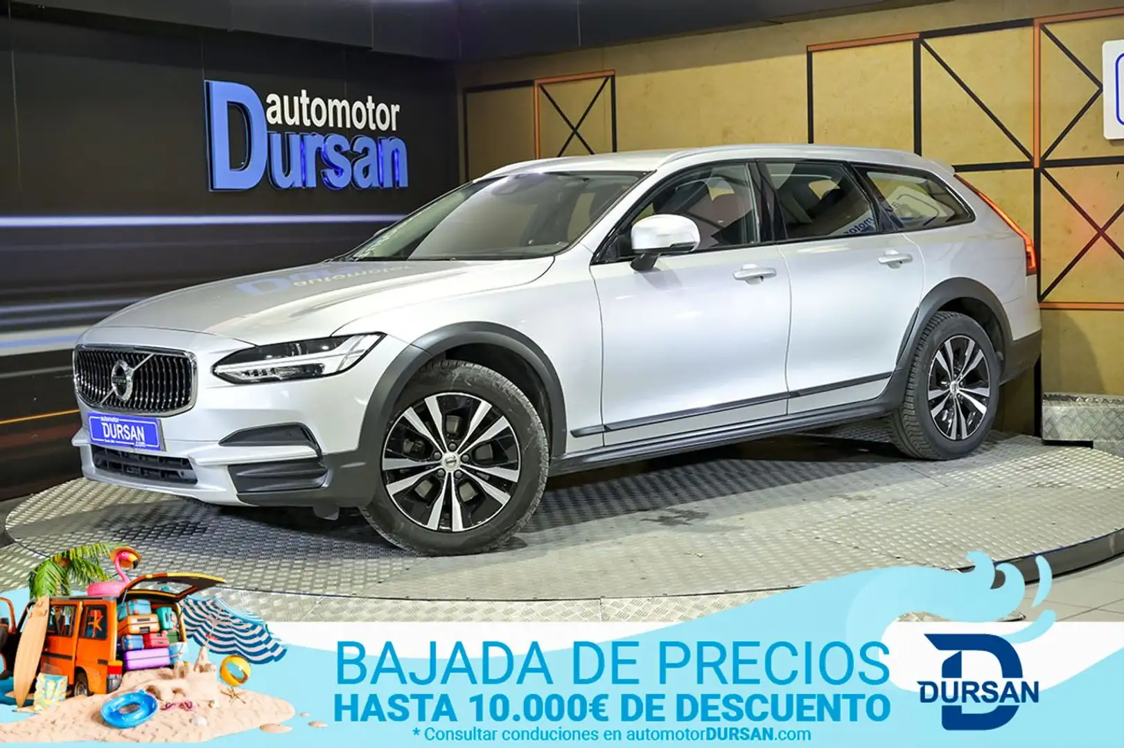 Volvo V90 2.0 D4 AWD Auto Gris - 1