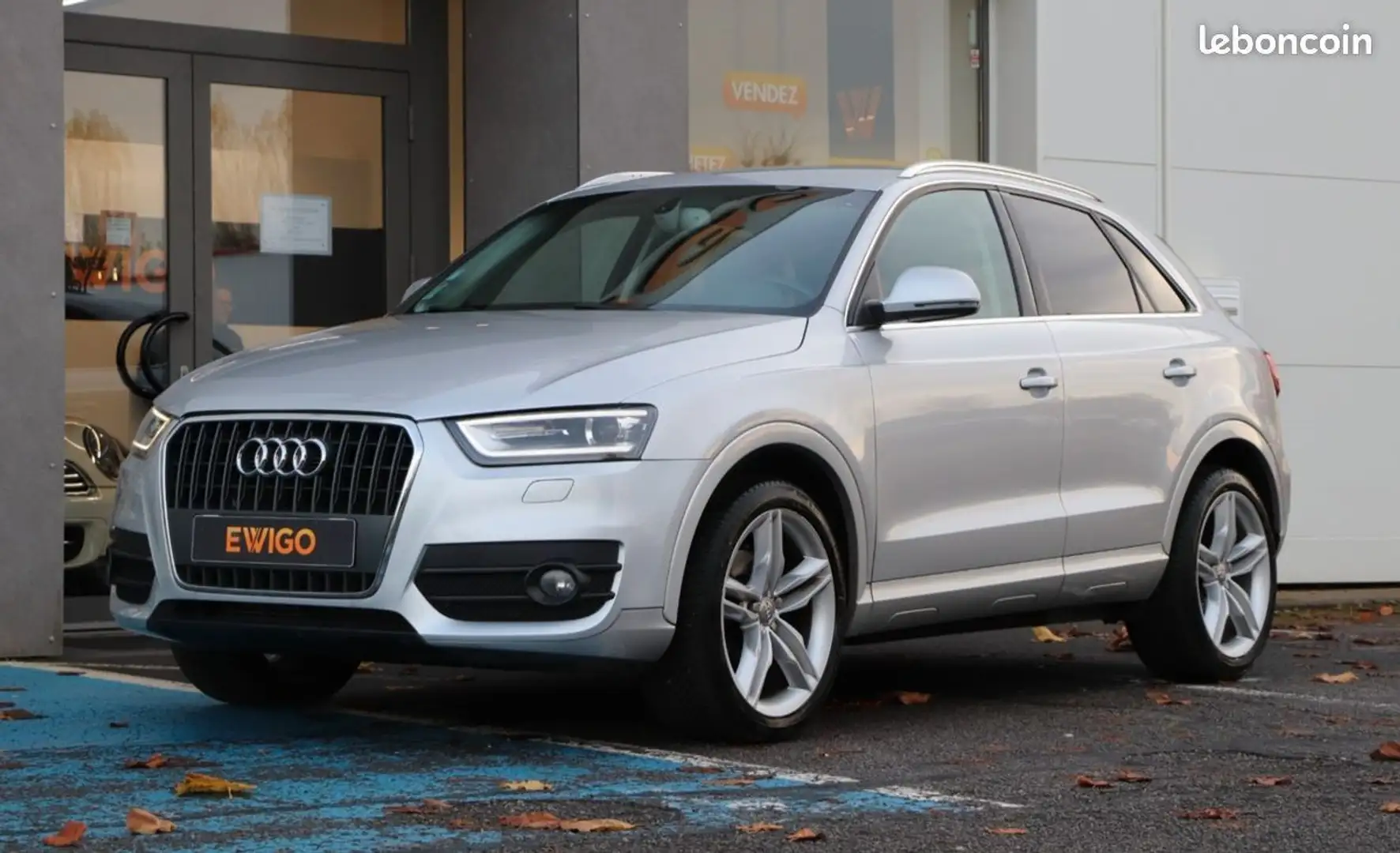Audi Q3 2.0 tdi 140ch ambition luxe jantes s-line Gris - 1