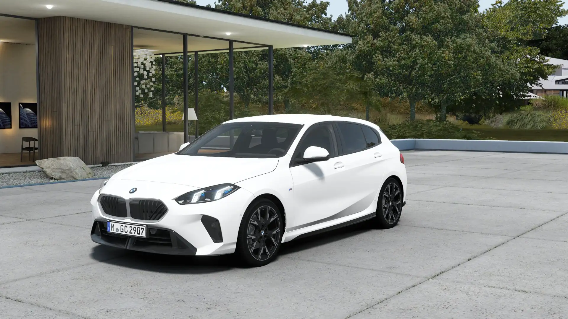 BMW 118 118d MSport Bianco - 1