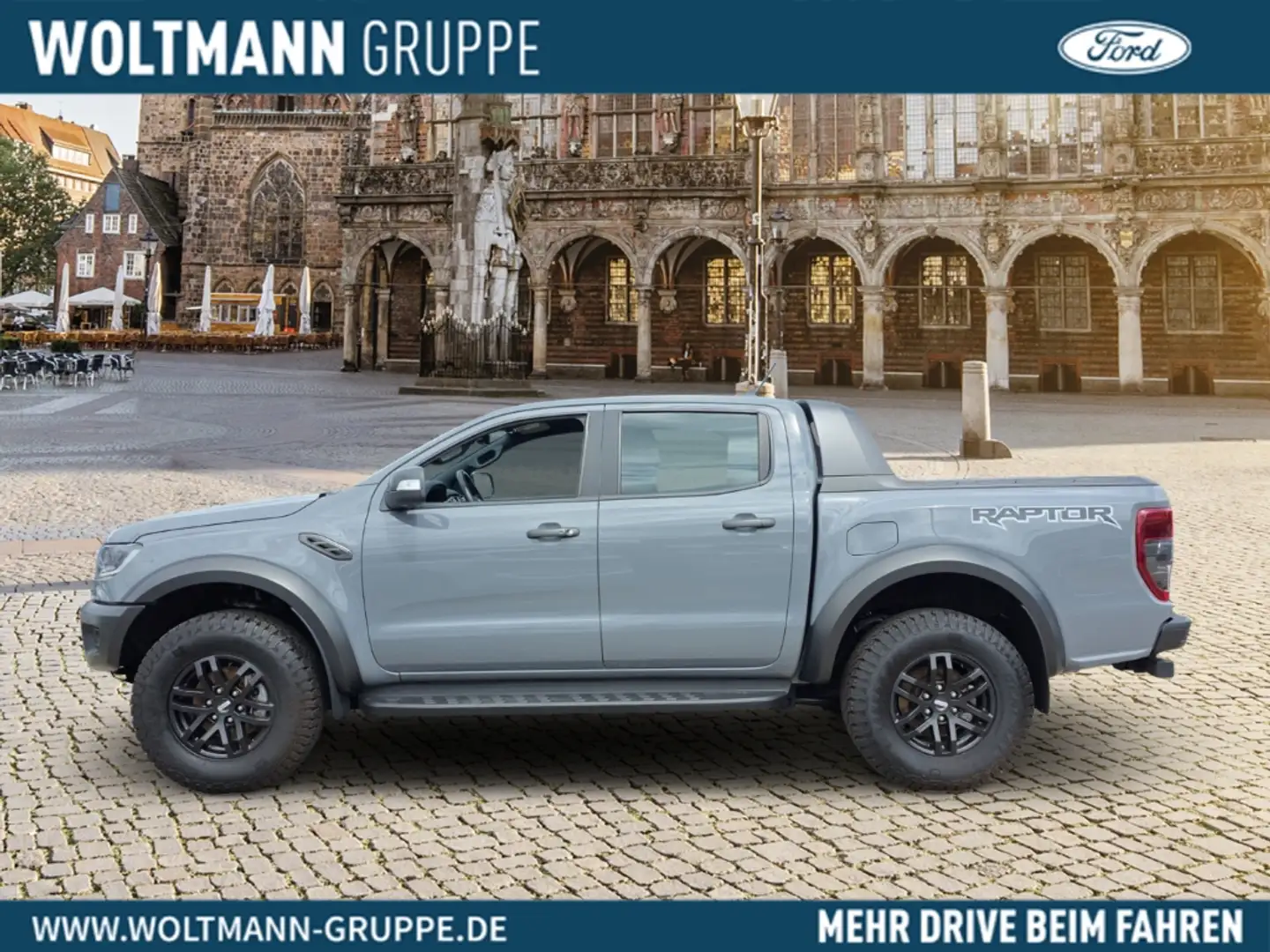 Ford Ranger Raptor Doppelkabine 4x4 2.0 TDCi StandHZG AHK Navi Gris - 2