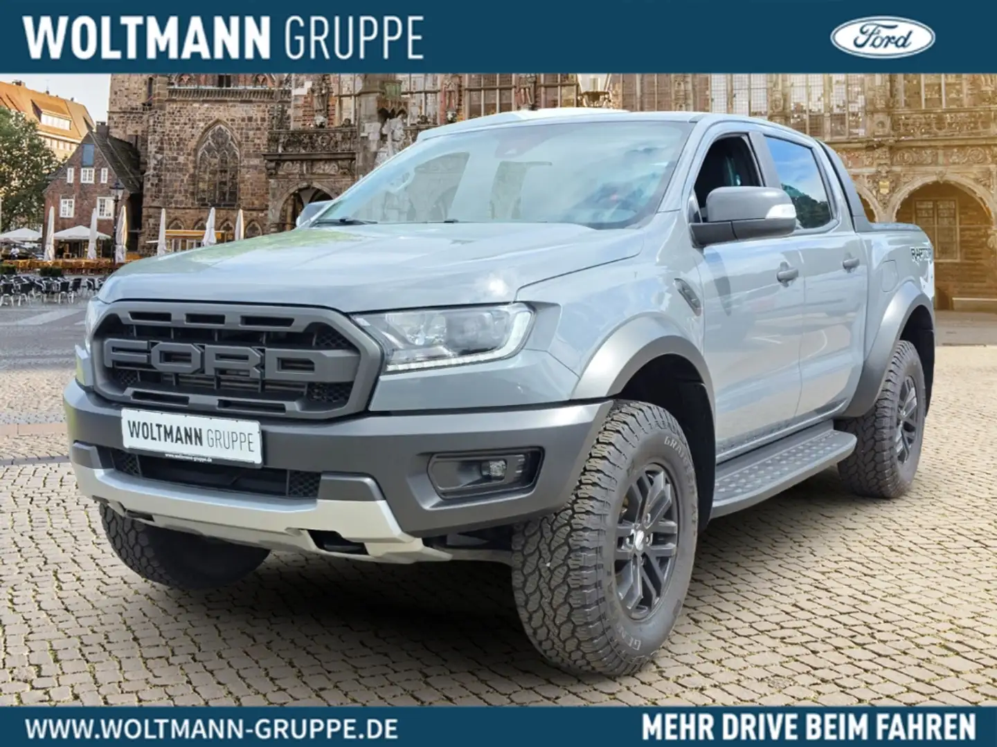 Ford Ranger Raptor Doppelkabine 4x4 2.0 TDCi StandHZG AHK Navi Gris - 1