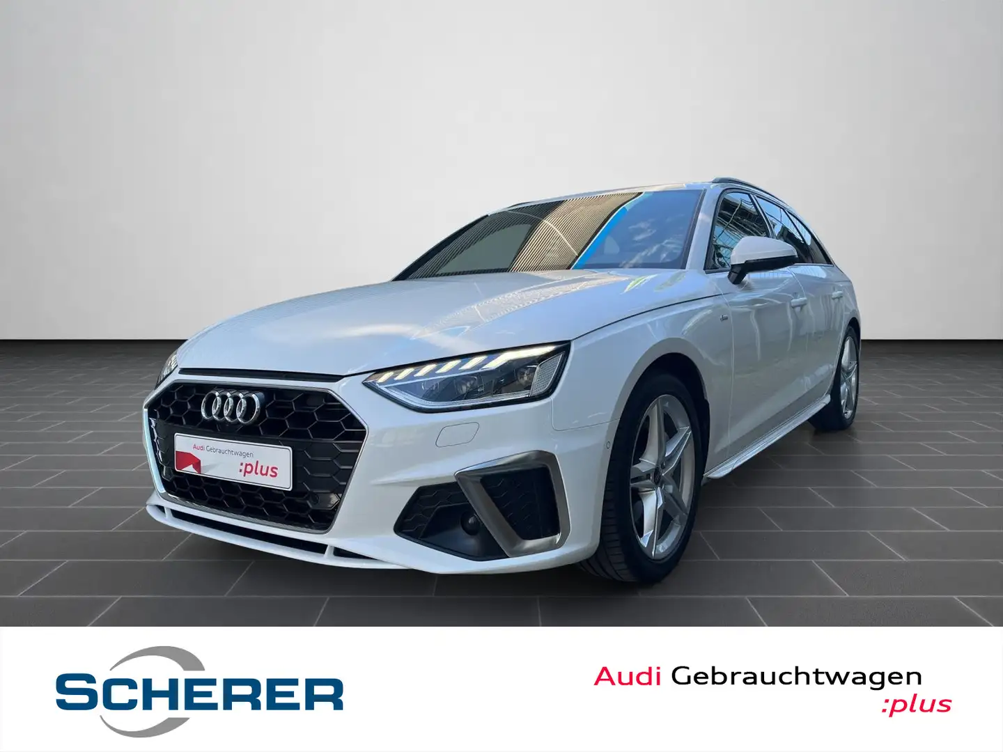 Audi A4 S line 40 TFSI 150(204) kW(PS) S tronic Weiß - 1