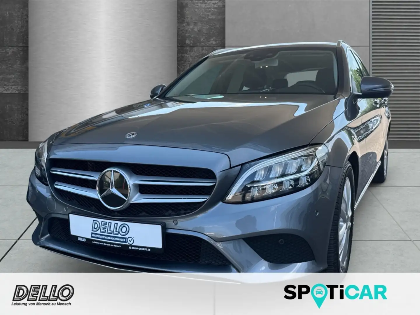 Mercedes-Benz C 180 T Avantgarde AMG Line 9G-tronic Infotainment-Advan Grau - 1