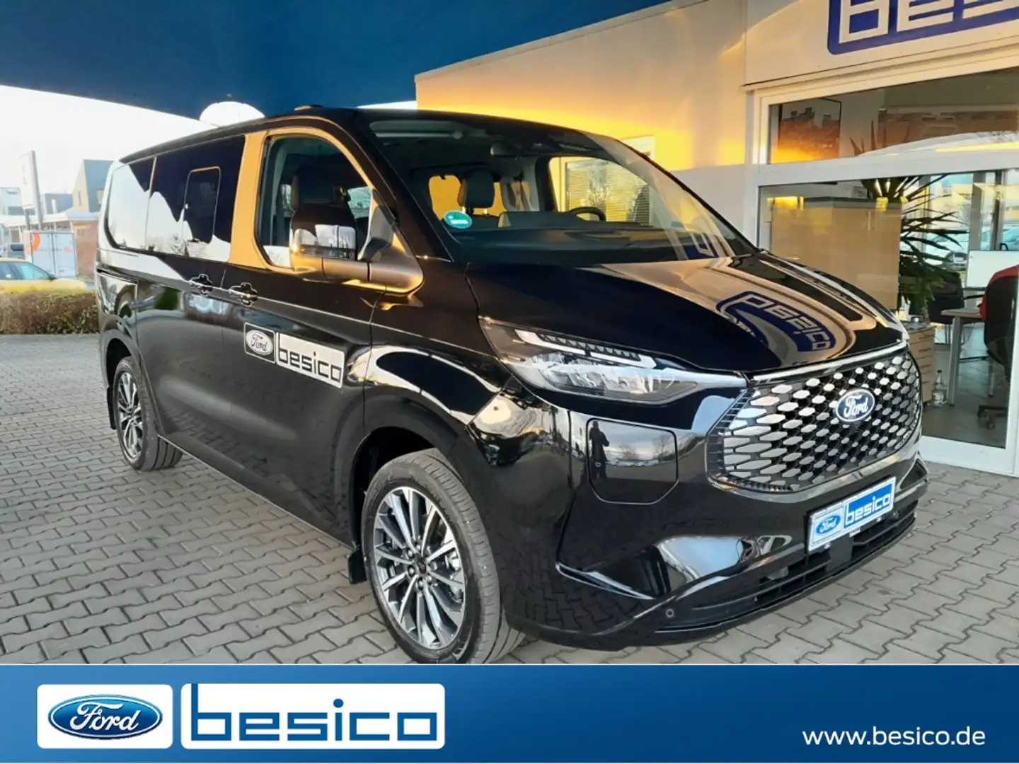 Ford Tourneo Custom Titanium X 340L1+LED+PDC+BLIS+B&O+ Noir - 1