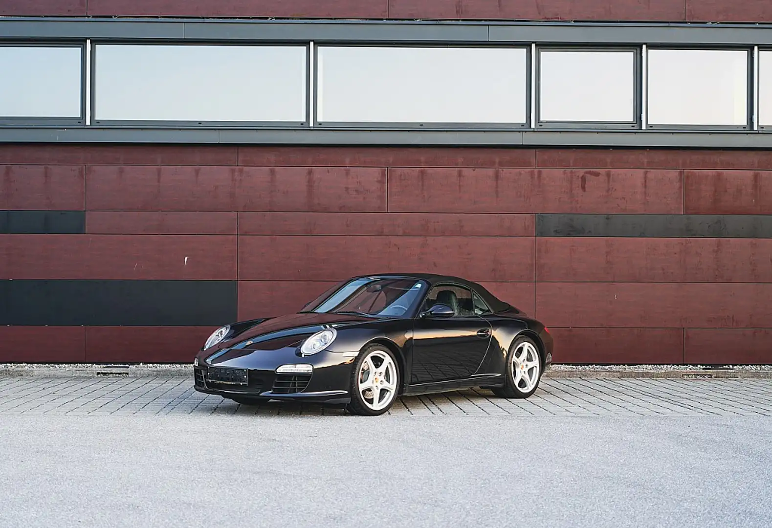 Porsche 997 911 997.2 Carrera Cabrio II DSG*Erstlack*Große ... Noir - 2