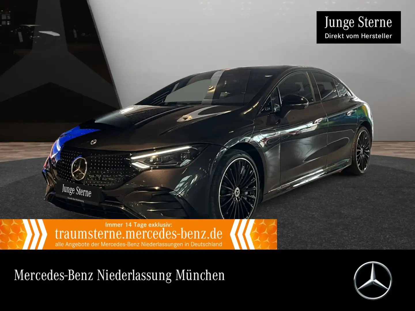 Mercedes-Benz EQE 350 4Matic AMG Fahrass 360° Airmat Pano Distr. Grau - 1