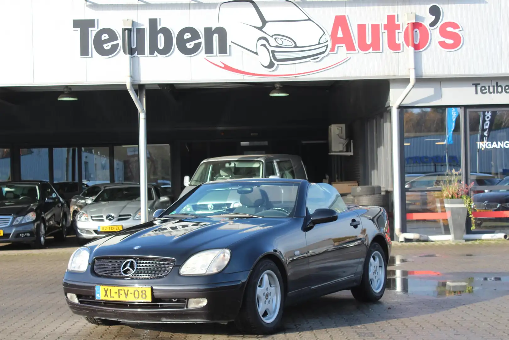 Mercedes-Benz SLK 200 Cruise control, Elektrische cabrio dak, Automaat, Zwart - 1